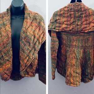 Silvia Novelli Big Bold Collar Bad Ass Sweater! - Medium